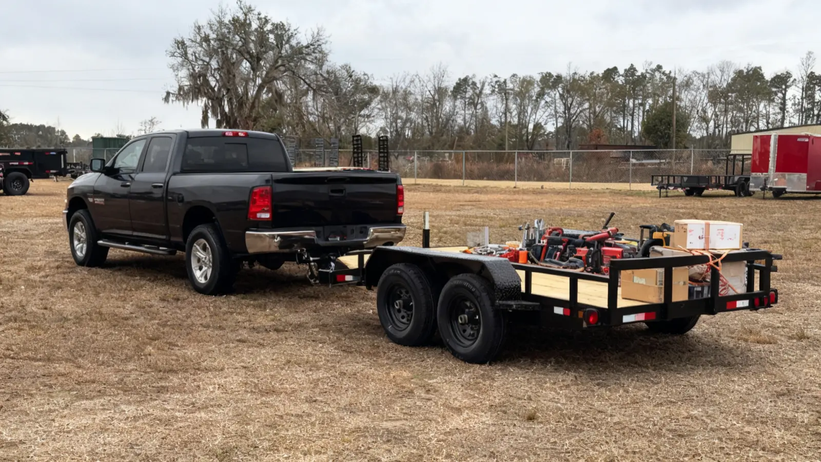 Panther Cargo car hauler toolbox and gear